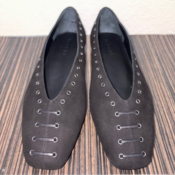 M. Gemi The Mina Women’s Loafer 39.5/US9 Black Suede Flats Made InItaly MSRP$348 - Picture 9 of 10